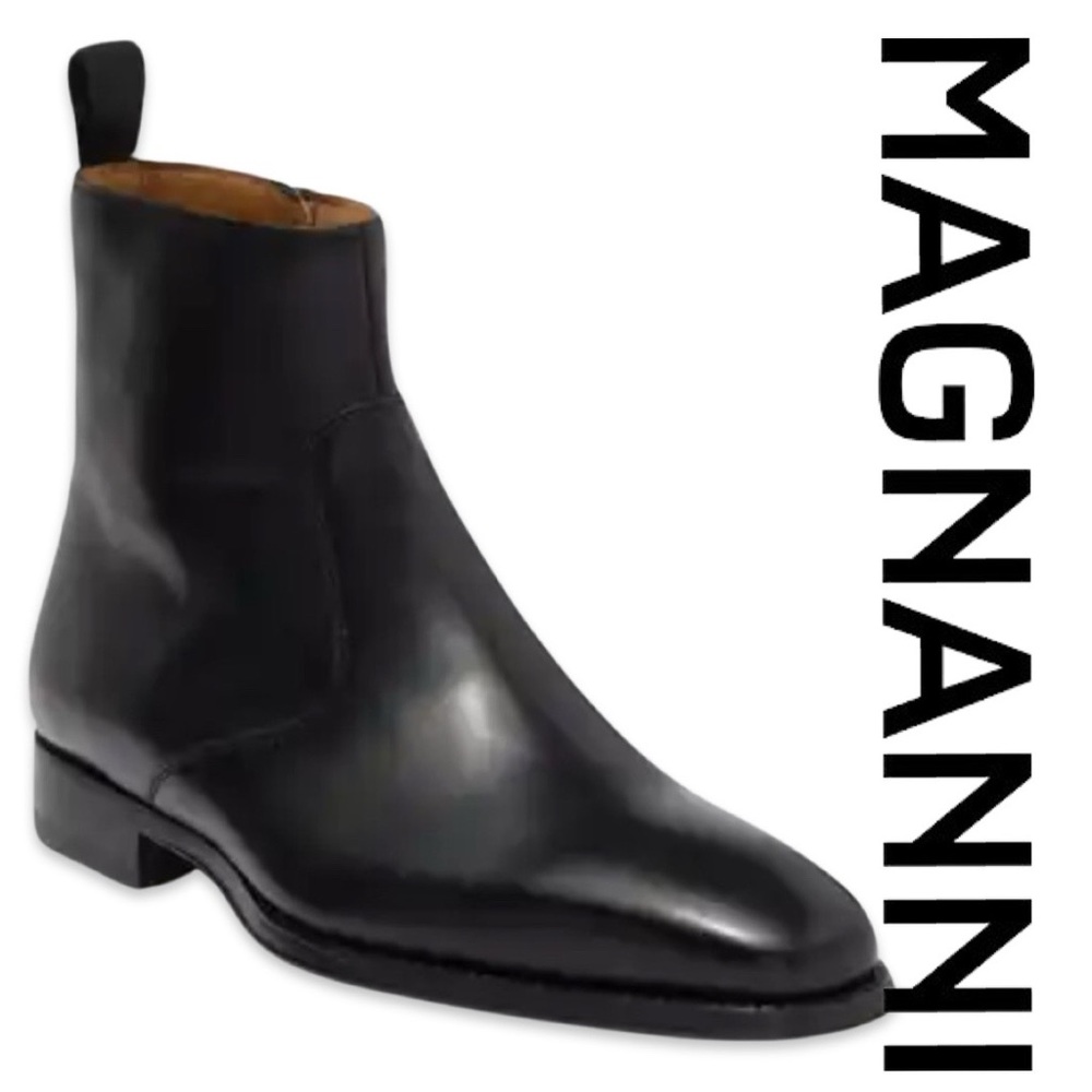 NWOB $325 Magnanni Men’s Leather Chelsea Boot Size 13